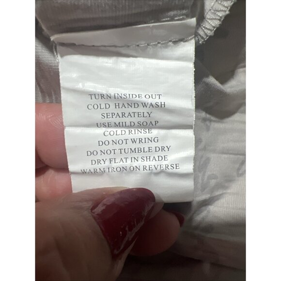 Lan Vie Pattern Lace Detail Front Pocket Pleated Tiered ALine Skirt Size 12 - Picture 11 of 14